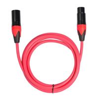 XRL male naar Female microfoon mixer audio kabel lengte: 5m (rood) - thumbnail