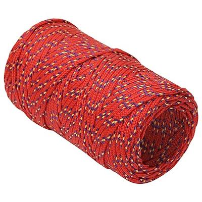 VidaXL Boottouw 2 mm 50 m polypropyleen rood VidaXL Boottouw 2 mm 50 m polypropyleen rood