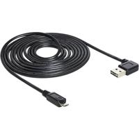 DeLOCK USB2.0 A 90° > USB Micro-B kabel - thumbnail