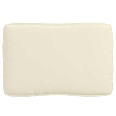 VidaXL Kussen crème 120 x 80 x 12 cm oxford stof