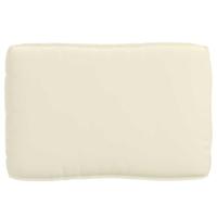 VidaXL Kussen crème 120 x 80 x 12 cm oxford stof - thumbnail