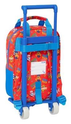 Schoolrugzak met Wielen The Paw Patrol Cool Blauw Rood 20 x 28 x 8 cm Schoolrugzak met Wielen The Paw Patrol Cool Blauw Rood 20 x 28 x 8 cm