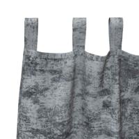 VidaXL Velvet gordijnen 2 pcs zilvergrijs 175 x 140 cm fluweel - thumbnail