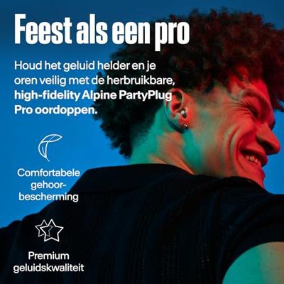 Alpine Partyplug Pro Transparant (2025) gehoorbescherming