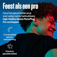 Alpine Partyplug Pro Transparant (2025) gehoorbescherming - thumbnail