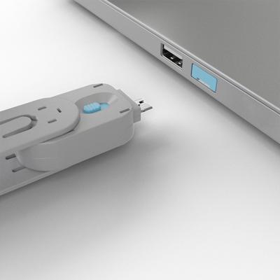 Lindy 40452 USB Port Blocker - Pack 4, Colour Code: Blue