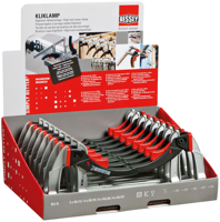 KliKlamp toonbankdisplay Bessey KLI-D Spanbreedte (max.):250 mm Afm. werkbereik:80 mm - thumbnail