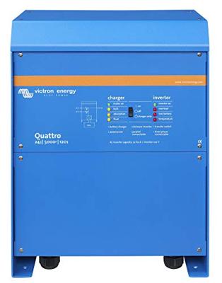 Victron Energy Quattro 24/5000/120-100/100 Omvormer 5000 W 24 V/DC - 230 V/AC
