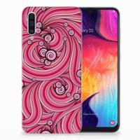 Samsung Galaxy A50 | Hoesje maken | Swirl Pink - thumbnail
