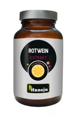 Hanoju Rode wijn extract 250mg 150 Vegetarische capsules