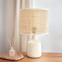 Kave Home Tafellamp 'Erna' Bamboe - thumbnail