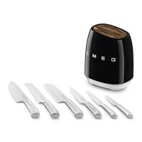 SMEG KBSF02BL 50's Style Messenblok - Zwart - thumbnail