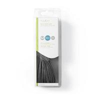 Nedis Stereo-Audiokabel | 3,5 mm Male | 3,5 mm Male | Vernikkeld | 10.0 m | Rond | Zwart | Blister - CAGB22000BK100 - thumbnail