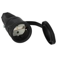 Brennenstuhl 1082050020 Stekker met randaarde Zwart IP54 - thumbnail