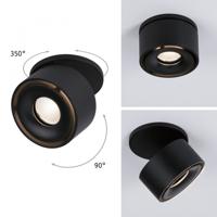 Paulmann 93370 Spircle LED-inbouwlamp LED LED vast ingebouwd 8 W Zwart (mat) - thumbnail
