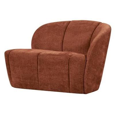 Woood Mojo 2-zits bankje rechts rib Roestbruin Woood Mojo 2-zits bankje rechts rib Roestbruin