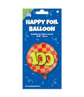 Paperdreams Happy folie ballon 100 jaar - thumbnail