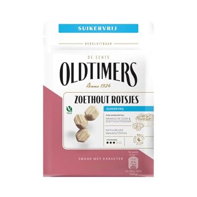 Oldtimers Zoethout Rotsjes Suikervrij Oldtimers Zoethout Rotsjes Suikervrij