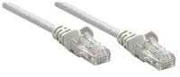 Intellinet 739788 RJ45 Netwerkkabel, patchkabel CAT 6 S/FTP 0.25 m Grijs Folie afscherming, Afscherming gevlochten, Halogeenvrij 1 stuk(s) - thumbnail
