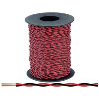 Donau Elektronik 210-10-100 Draad 2 x 0.04 mm² Rood, Zwart 100 m - thumbnail