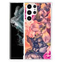 Samsung Galaxy S22 Ultra Case Bosje Bloemen - thumbnail