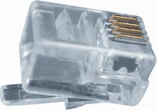 Modulaire RJ10 connector (50 stuks)