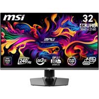 MSI, MPG 322URXDE QD-OLED, 32-inch, 4K UHD, 3840x2160, OLED-monitor, 240Hz, 0,03ms, DisplayHDR True Black 400, G-SYNC compatibel, HDMI 2.1, DP 2.1a, USB C (98W PD), in hoogte verstelbaar, zwart - thumbnail