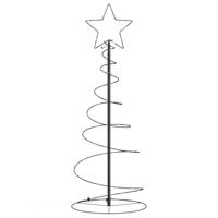 VidaXL Led-kerstboom 80 leds warm wit 120 cm - thumbnail