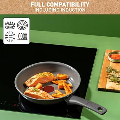 Tefal C42604 Renewal Keramische Koekenpan 24 cm Grijs - thumbnail