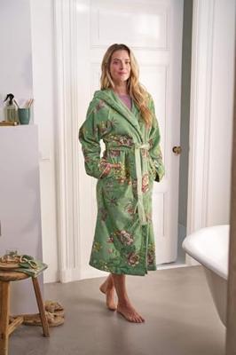 Pip Studio Pip Studio Secret Garden Bathrobe Green XL - thumbnail