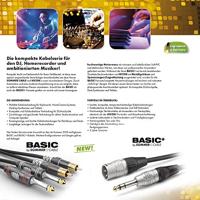 Sommer Cable HBA-3S-0060 Jackplug Audio Aansluitkabel [1x Jackplug male 3,5 mm - 1x Jackplug male 3,5 mm] 0.60 m Zwart - thumbnail