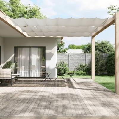 VidaXL Luifel verticaal 140x420 cm oxford stof wit
