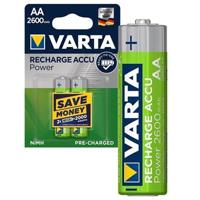 Batterij oplaadbaar Varta 2xAA 2600mAh ready2use - thumbnail