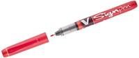 Fineliner pilot v sign rond 0.6 mm rood - thumbnail
