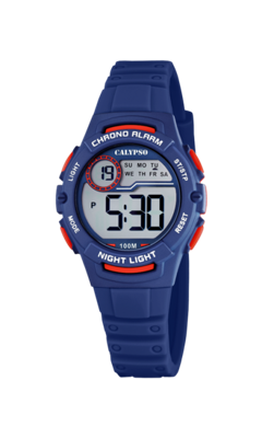 Horlogeband Calypso K5852-5 Kunststof/Plastic Blauw