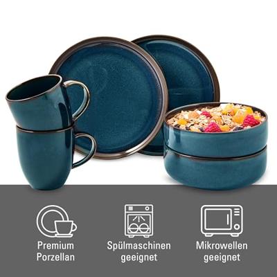 LIKE BY VILLEROY & BOCH - Crafted Denim - Ontbijtset 6-dlg - thumbnail