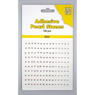 Nellie's Choice • adhesive pearls 150stuks/sheet 2mm 3 tones violet