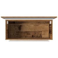 2-delige Badkamermeubelset bewerkt hout oud houtkleurig - thumbnail