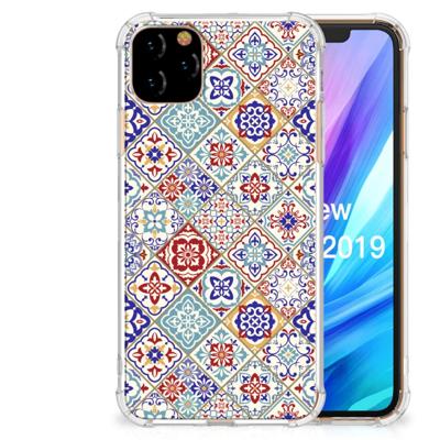 Apple iPhone 11 Pro Max Anti-Shock Hoesje Tiles Color Apple iPhone 11 Pro Max Anti-Shock Hoesje Tiles Color