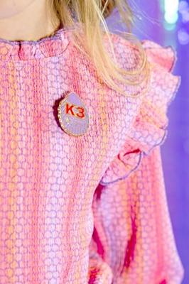 B.Nosy K3 Meisjes blouse - Bilie - Mermaid AOP