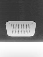 Hoofddouche Hotbath Mate Inbouw Vierkant 42x42 cm Geborsteld Nikkel - thumbnail