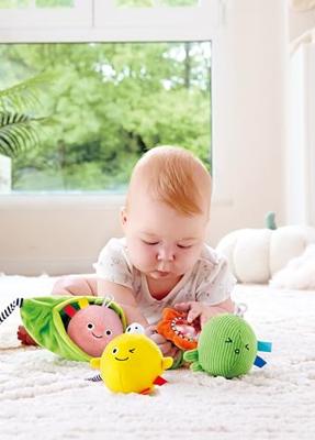 Rammelaar 3 erwtjes HAPE meerkleurig Rammelaar 3 erwtjes HAPE meerkleurig