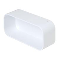 Wandrek Douchemand Tiger 2-Store 25 cm Wit - thumbnail