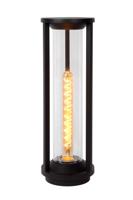 Lucide CADIX - Sokkellamp - Ø 16 cm - 1xE27 - IP65 - Zwart - thumbnail
