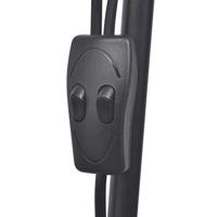 VidaXL Vloerlamp zwart - thumbnail