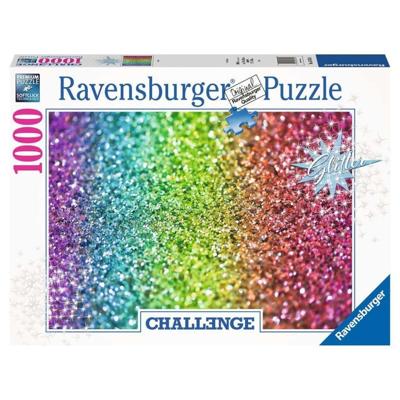 Puzzel Ravensburger Glitter challenge 1000 stukjes