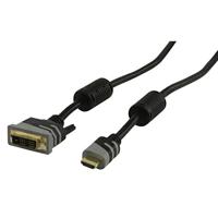 HDMI DVI kabel deluxe 1,5m - thumbnail
