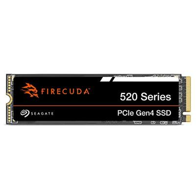 Seagate FireCuda 520, 1 TB, Interne SSD, M.2 PCIe Gen4 ×4 NVMe 1.4, met snelheden tot 5000/4850 MB/s, 3 jaar Rescue Services (ZP1000GV3A012)
