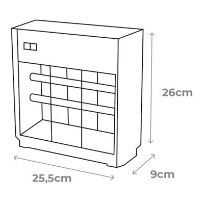 Elektrische insectendoder EDM 06011 Zwart Zilverkleurig 12 W 25,5 x 9 x 26 cm Professioneel