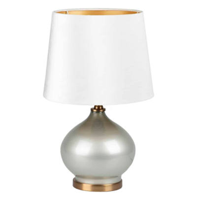 Lampenvoet glas - lampenvoet White Glass - lampenvoet lichtgroen